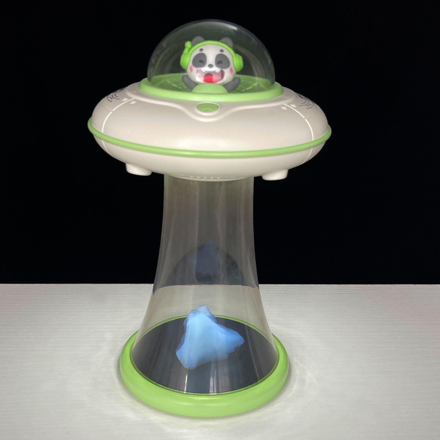 Aerogel Space Lamp - "Frozen Smoke" World's Lightest Solid, Physics Science Gift