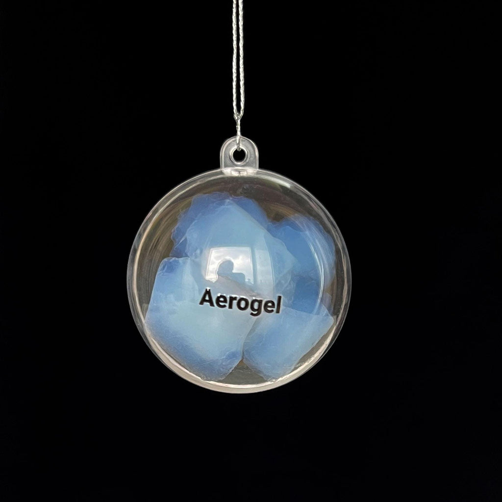 AERSKY Aerogel Specimen in a Globe Display - Diameter 50mm