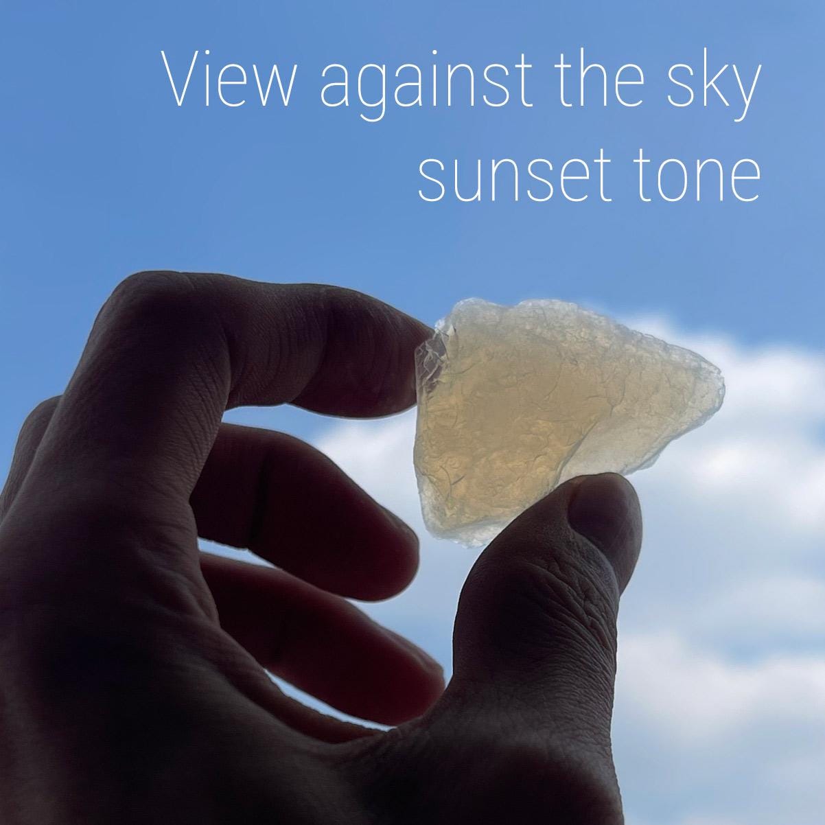 Aerogel Space Lamp - "Frozen Smoke" World's Lightest Solid, Physics Science Gift