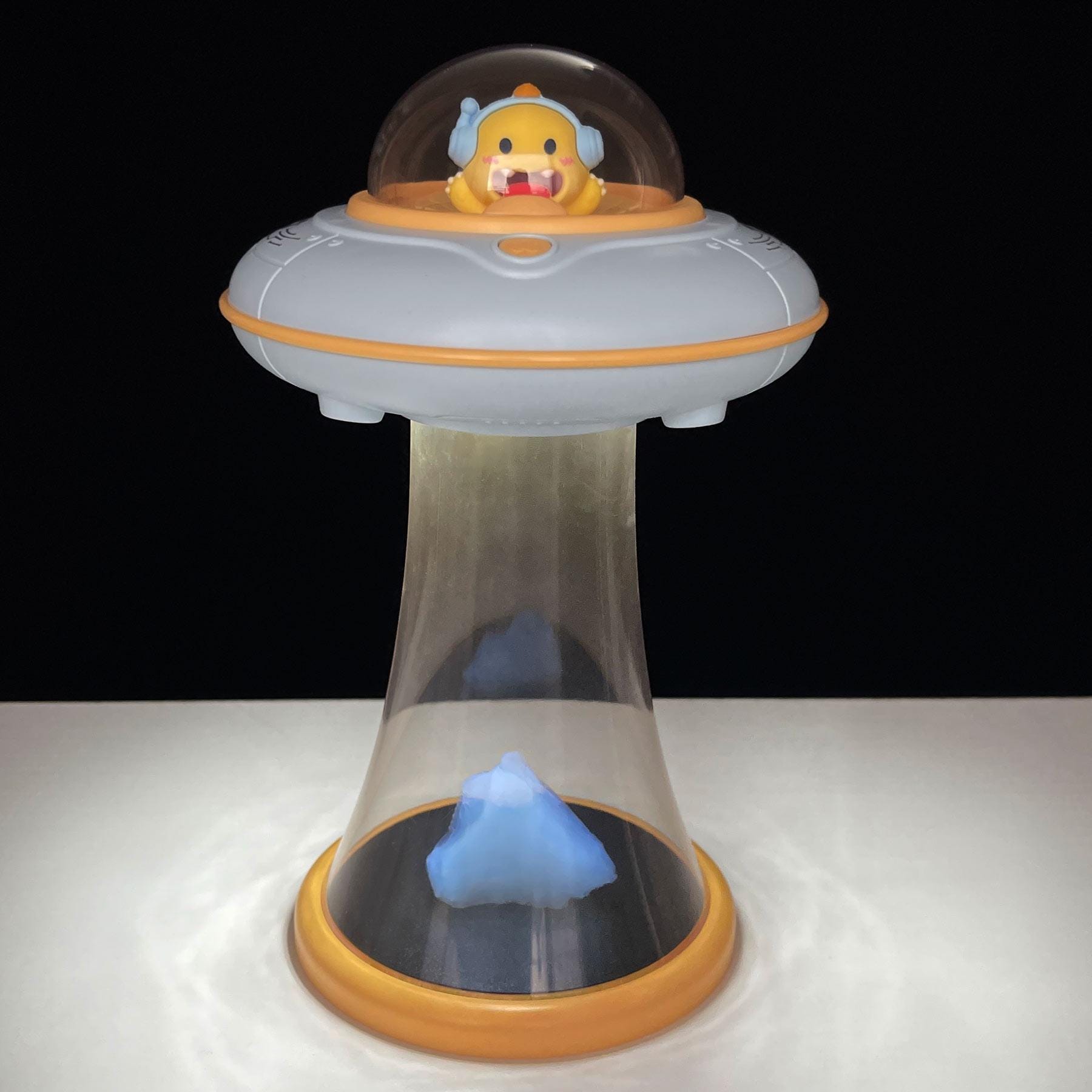 Aerogel Space Lamp - "Frozen Smoke" World's Lightest Solid, Physics Science Gift