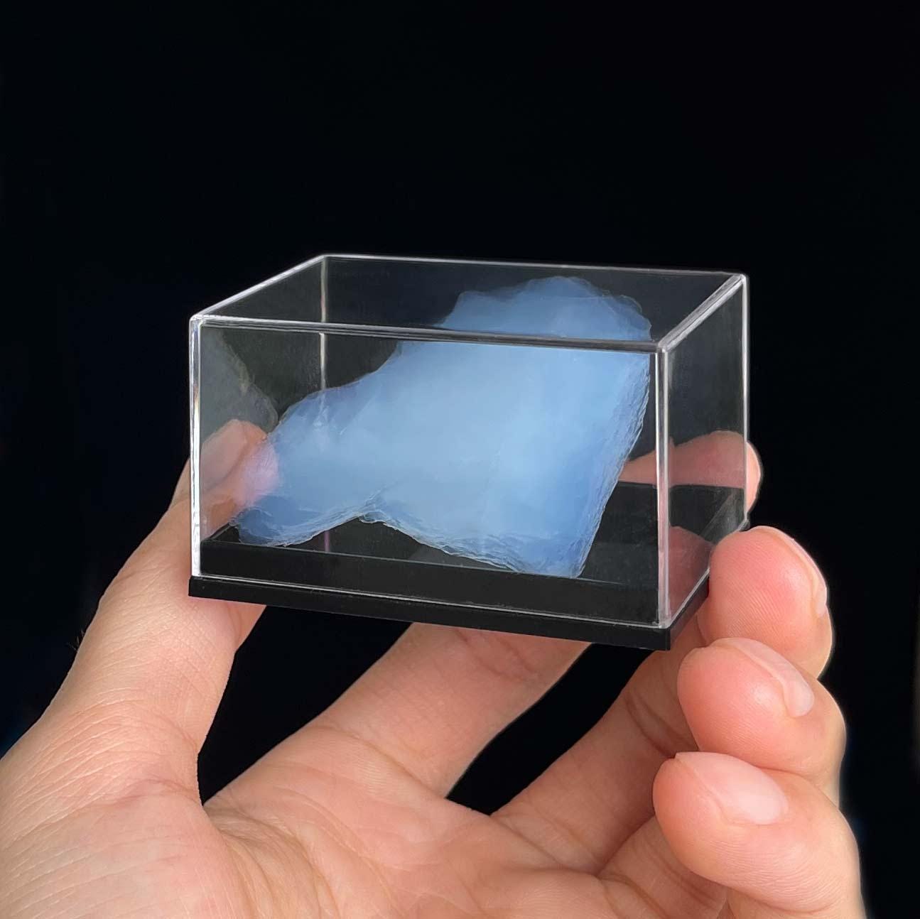 Aerogel - The Lightest Solid on Earth "Frozen Smoke" 50-37-25box (Chunks, High Purity, Silica-Based)