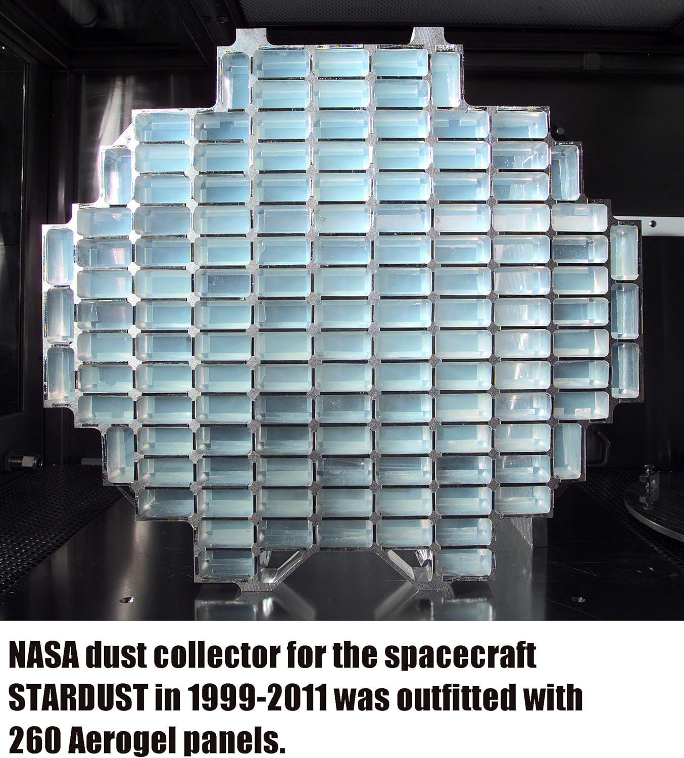 Aerogel - The Lightest Material on Earth "Frozen Smoke" (Chunks, High Purity, Silica-Based) 75-70-120mm-box